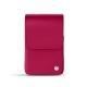 Etui cuir pour paquet de cigarettes - Rose fluo