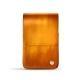 Etui cuir pour paquet de cigarettes - Orange Patine