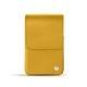 Astuccio pelle per pacchetto di sigarette - Jaune soulèu
