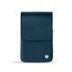 Etui cuir pour paquet de cigarettes - Blu mediterran
