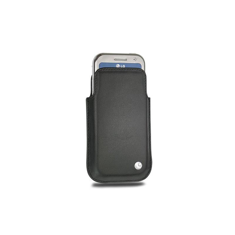 LG KM900 Arena leather case - Noir ( Nappa - Black ) 