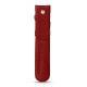 Leather pen case - Tomate ( Pantone 187C ) 