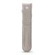 Leather pen case - Taupe innocent