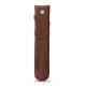 Estuche de piel para un bolígrafo - Marron délicat