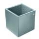 Leather pen pot - square - Bleu ciel ( Nappa - Pantone 277C ) 