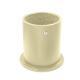 Copo porta-canetas em pele - redondo - Beige ( Nappa - Pantone 7502C ) 