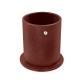 Lapicero de piel - redondo - Passion vintage ( Glutton - Red ) 