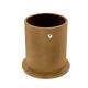 Copo porta-canetas em pele - redondo - Sable vintage ( Roughtcut - Gaucho#57254 ) 