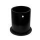 Copo porta-canetas em pele - redondo - Onyx ( Black ) 