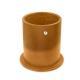 圆形皮制笔筒 - Or Maïa ( Pantone 871C ) 