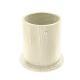 Leather pen pot - round - Crocodile milk