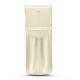 Estuche de piel para dos bolígrafos - Blanc (  Nappa - White ) 