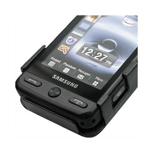                                                         Housse cuir Samsung Player Pixon M8800 
                                                      