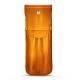 Etui cuir pour deux stylos - Orange Patine