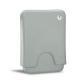 Etui cartes de visite - 20 cartes - Gris ( Nappa - Pantone W428C ) 