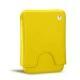 Bolsa em pele para cartões de visita - 20 cartões - Jaune fluo