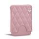 명함보관용 가죽 지갑 – 20장 - Rose - Couture ( Nappa - Pantone 2365C ) 