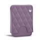 Etui cartes de visite - 20 cartes - Lilas - Couture ( Nappa - Pantone 2645U ) 