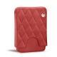 Etui cartes de visite - 20 cartes - Cerise vintage - Couture