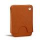 Custodia in cuoio per carte da visita - 20 carte - Orange vibrant