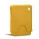 Leather case for business  cards - 20 cards - Jaune soulèu