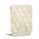 Etui cartes de visite - 20 cartes - Blanc escumo - Couture