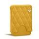 Etui cartes de visite - 20 cartes - Jaune soulèu - Couture