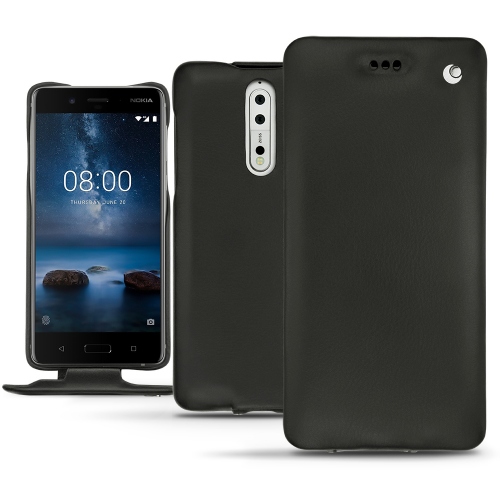 Capa em pele Nokia 8