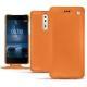 Custodia in pelle Nokia 8 - Orange ( Nappa - Pantone 1495U ) 