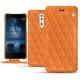 Lederschutzhülle Nokia 8 - Orange - Couture ( Nappa - Pantone 1495U ) 