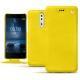 Capa em pele Nokia 8 - Jaune fluo