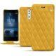 Capa em pele Nokia 8 - Jaune soulèu - Couture
