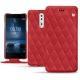 レザーケース Nokia 8 - Rouge troupelenc - Couture