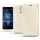 Custodia in pelle Nokia 8 - Blanc escumo