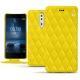 Capa em pele Nokia 8 - Jaune fluo - Couture
