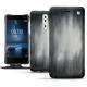 Funda de piel Nokia 8 - Gris Patine
