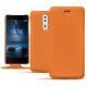 Capa em pele Nokia 8 - Orange PU