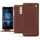 Custodia in pelle Nokia 8 - Marron délicat