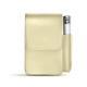 Leather cigarette case with lighter pocket - Beige PU