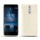 Capa em pele Nokia 8 - Blanc (  Nappa - White ) 