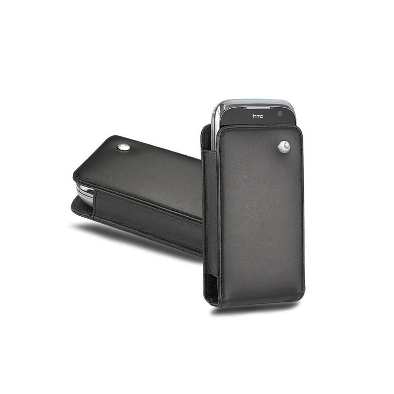HTC Touch Pro2 leather case - Noir ( Nappa - Black ) 