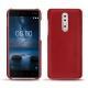 Custodia in pelle Nokia 8 - Rouge ( Nappa - Pantone 199C ) 