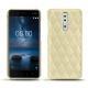 硬质真皮保护套 Nokia 8 - Beige - Couture ( Nappa - Pantone 7502C ) 
