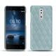 硬质真皮保护套 Nokia 8 - Bleu ciel - Couture ( Nappa - Pantone 277C ) 