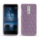 Capa em pele Nokia 8 - Lilas - Couture ( Nappa - Pantone 2645U ) 