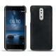 Nokia 8 leather cover - Dark vintage ( Roughtcut - Black#5256 ) 