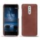 Custodia in pelle Nokia 8 - Passion vintage ( Glutton - Red ) 
