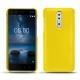 硬质真皮保护套 Nokia 8 - Jaune fluo