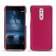 硬质真皮保护套 Nokia 8 - Rose fluo