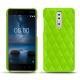Custodia in pelle Nokia 8 - Vert fluo - Couture